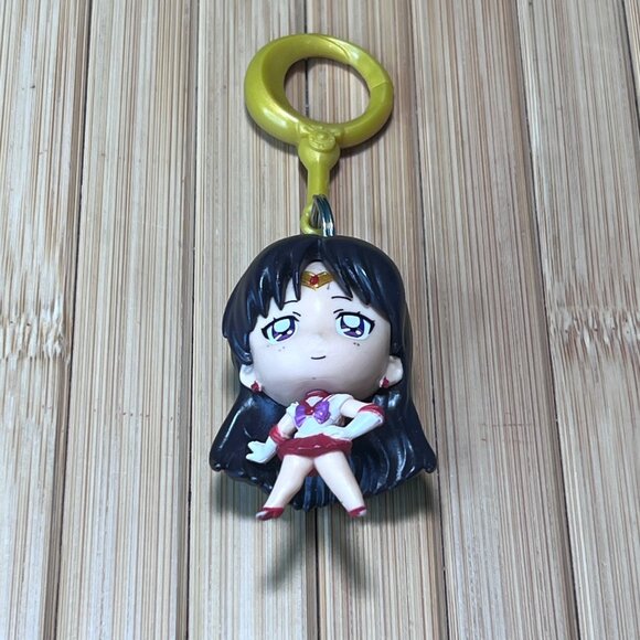 Sailor Moon Backpack Hanger Clip Keychain Sailor Mars - Picture 1 of 10